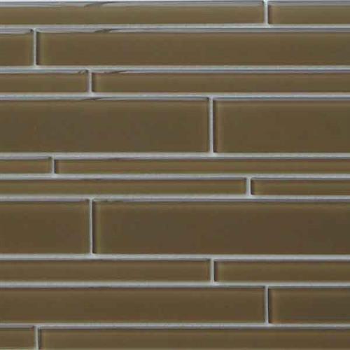 Glass Vogue in Sienna Random Strip Tile