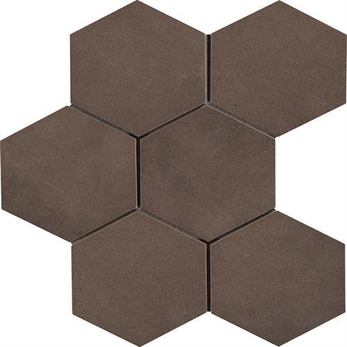 Cassini in Tobacco Hexagon Tile