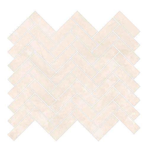 Gatsby in Pearl Herringbone - 1 X 3 Mosaic Tile
