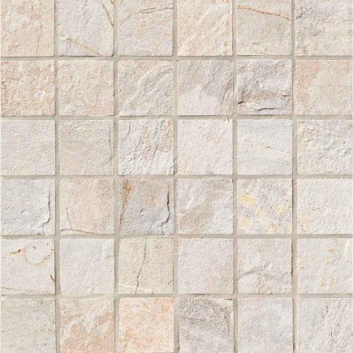 Slaty in Almond - 2 X 2 Mosaic Tile