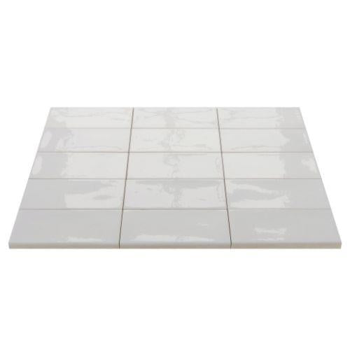 Village in White - 2 X 5 Tile