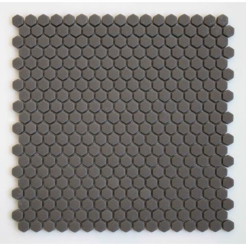 Precious in Dark Grey - 0.6 X 0.6 Mosaic Tile