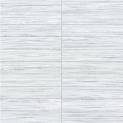 Tropical Zera in Oyster Stacked Mosaic Tile