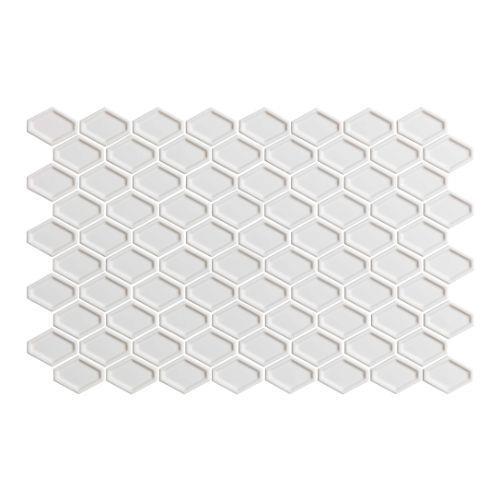 Jersey in White - 2 X 2 Mosaic Tile