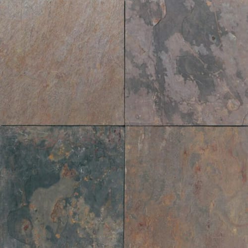 Slate in Indian Mlticolor-16x16x.5 Natural Stone