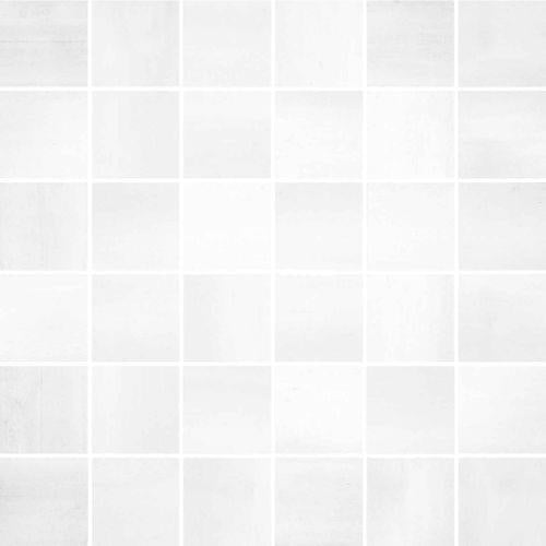 Gaia in White - 2 X 2 Mosaic Tile
