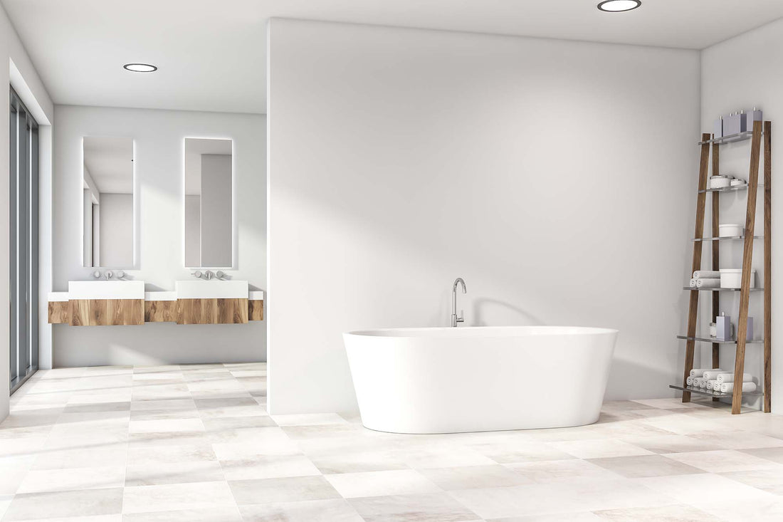 Slip Resistant tile bathroom