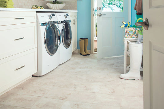 Why luxury vinyl flooring is ideal in laundry rooms