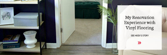 Luxury Vinyl Tile Flooring Makeover