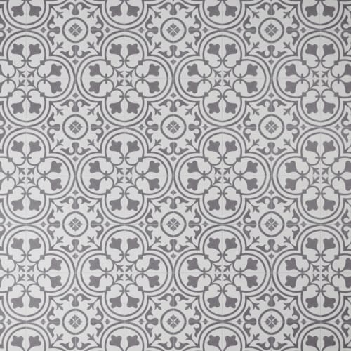 Silver - Deco in Wrought Iron Vinyl Sheet Goods