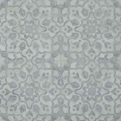 Filigree in Pewter - Gold Vinyl Sheet Goods