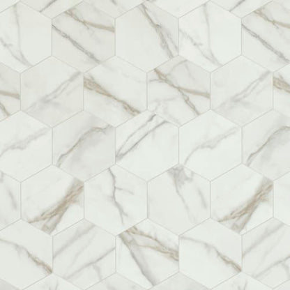 Platinum - Carrara in Pearl Vinyl Sheet Goods