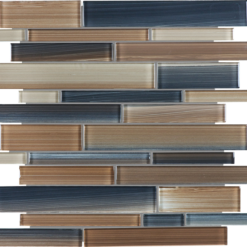 Fusion in Erosion Random Strip Mosaic