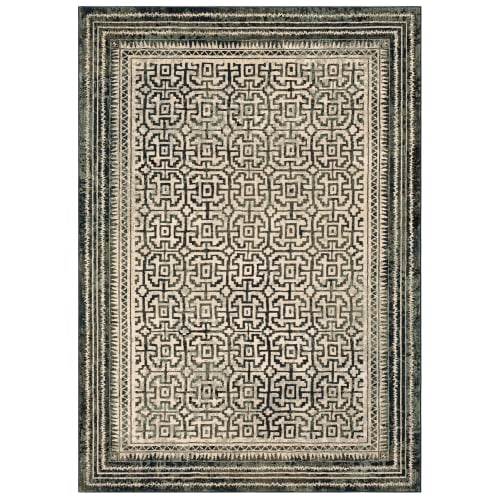 Adras Blue Teal in Blue Teal Area Rugs
