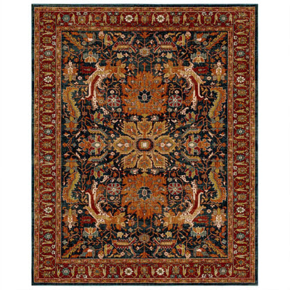 Amara Sapphire in Sapphire 5'3"x7'10" Area Rugs