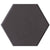 Twist in Black - 6 X 6 Tile