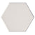 Twist in White - 6 X 6 Tile