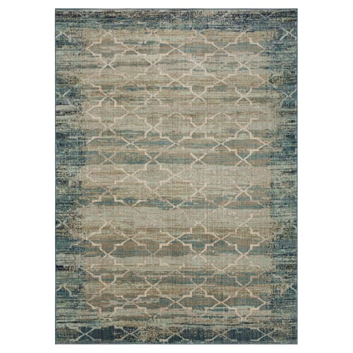Beachcomber Aqua in Aqua Area Rugs