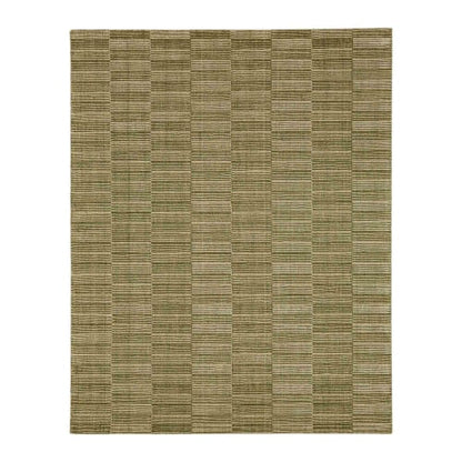 Broken Stripe Moss in Moss 9'X12' Area Rugs