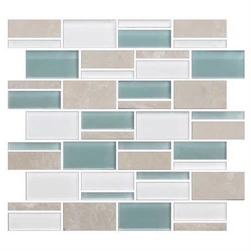 Color Appeal in Pacific Coast Blend Glass Tile