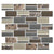 Color Appeal in Tortoise Shell Blend Glass Tile
