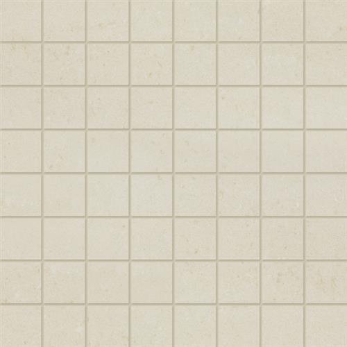 Stone Elements II in Crème Mosaic Tile