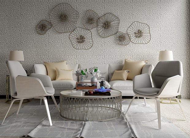 Cobblestone in White