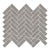 Gatsby in Art Deco Herringbone - 1 X 3 Mosaic Tile