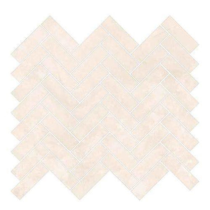 Gatsby in Pearl Herringbone - 1 X 3 Mosaic Tile