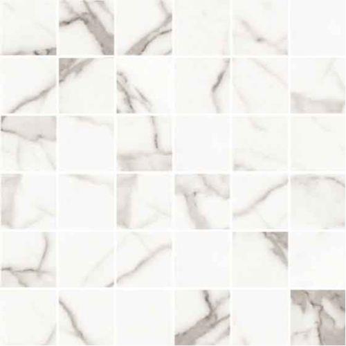 Glamour in Calacatta Matt - 2 X 2 Mosaic Tile