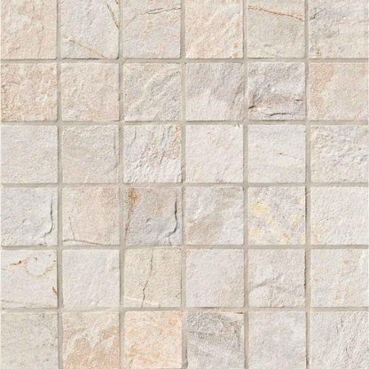 Slaty in Almond - 2 X 2 Mosaic Tile