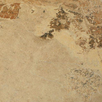 Slaty in Ochre - 18 X 18 Tile