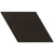 Rhombus in Black - 6 X 10 Tile