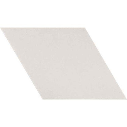 Rhombus in White - 6 X 10 Tile