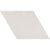 Rhombus in White - 6 X 10 Tile