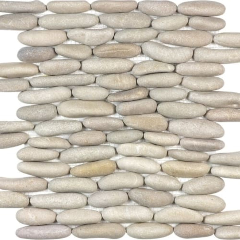 Zen in Driftwood Tan Stacked Pebbles