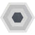 Starkhex in Decor Grey - 10 X11 Tile