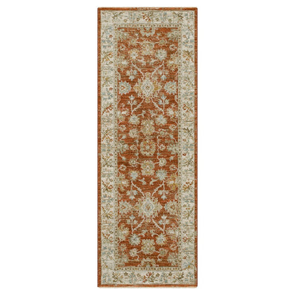 Iznik in Rust 2' 7" X 7' 3"