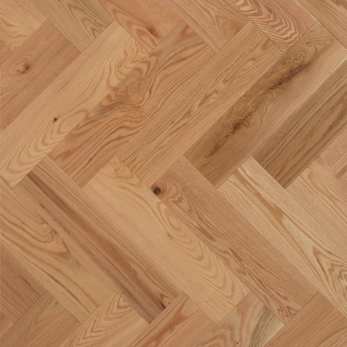 Herringbone Collection - Smooth Red Oak Engineered 1/2