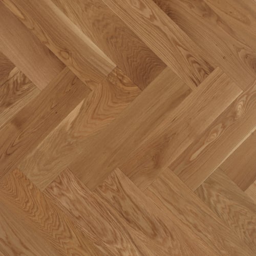 Herringbone Collection - Brushed White Oak Engineered 1/2