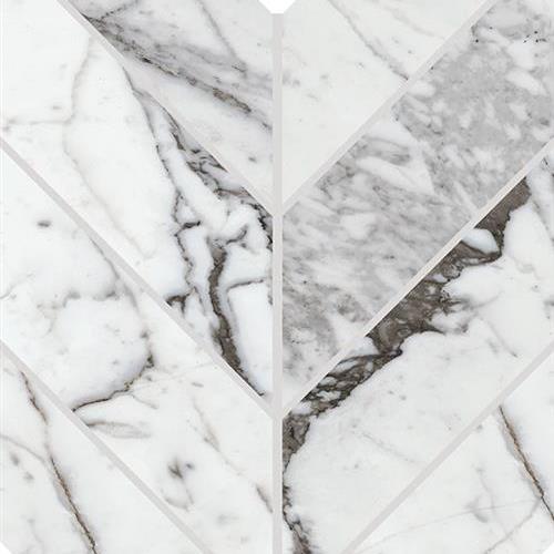 Marble Attaché Lavish in Pearl Arabesque - 7x14