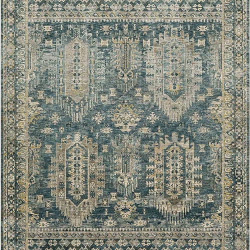 Karamar Blue in Blue 10'X14' Area Rugs