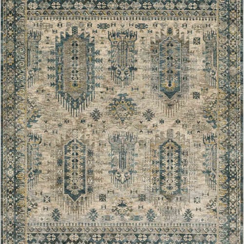 Karamar Cream in Cream 9'X12'2" Area Rugs