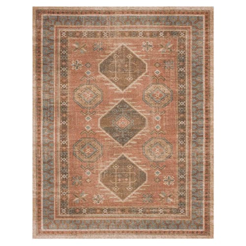 Kinshasa Antique in Antique 2'4"x8' Area Rugs