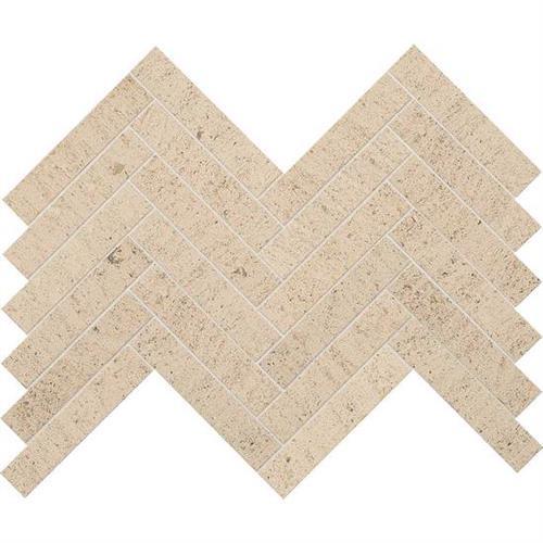 Ascend in Honest Greige Chevron Mosaic Natural Stone