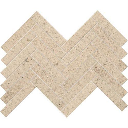 Ascend in Honest Greige Chevron Mosaic Natural Stone