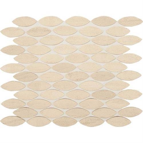 Ascend in Honest Greige Leaf Mosaic Natural Stone