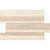 Ascend in Honest Greige Random Modern Stack Mosaic Natural Stone