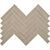 Ascend in Gray Virtue Chevron Mosaic Natural Stone