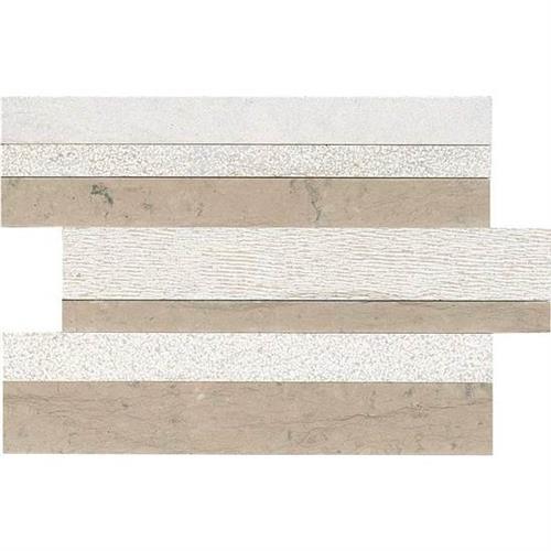 Ascend in Gray Virtue Random Modern Stack Mosaic Natural Stone